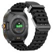 GT98 Smart Watch Headphones, 1.53", Bluetooth/NFC/Heart Rate, Black - 3