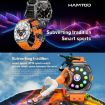 GT98 Smart Watch Headphones, 1.53", Bluetooth/NFC/Heart Rate, Black - 4