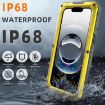 iPhone 16e Metal Hybrid Silicone Case, Four-Proof, Yellow - 4