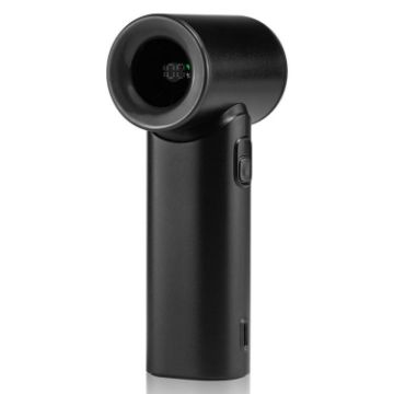 N610 High Speed Handheld Fan - Digital Display, Black - 1