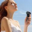 N610 High Speed Handheld Fan - Digital Display, Black - 3