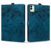 Tecno MegaPad 11 Cartoon Sakura Cat Embossed Leather Case (Blue) - 2