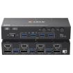 KCEVE KC-KVM302DH 8K 60Hz Dual Monitor KVM Switch, UK Plug - 1