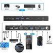 KCEVE KC-KVM9201 8K HDMI & USB3.0 Monitor KVM Switch, US Plug - 3