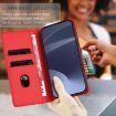 Ulefone Note 19 Red Embossed Wallet Retro Leather Phone Case - 6
