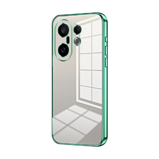 Vivo S30 Pro mini Green Transparent Plating Phone Case - 1
