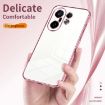 Vivo S30 Pro Mini Silver Transparent Plating Phone Case - 6