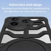 Xiaomi 14 Ultra Gold Carbon Fiber MagSafe Phone Case with Bracket - 4