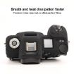 Nikon Z6III Black Litchi Texture Silicone Protective Case - 5