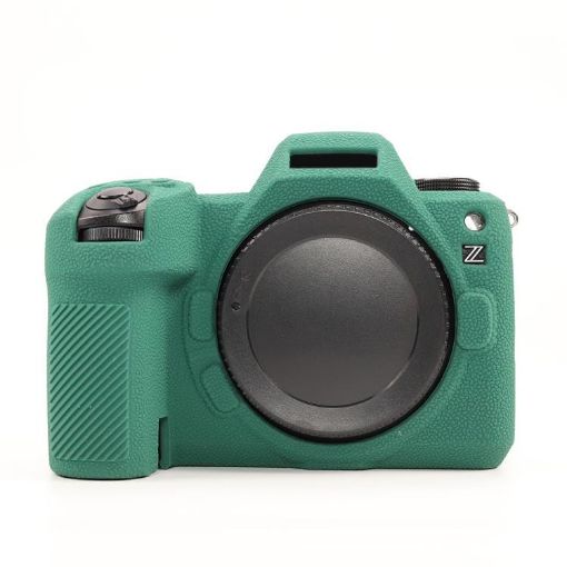 Nikon Z6III Green Litchi Texture Silicone Protective Case - 1