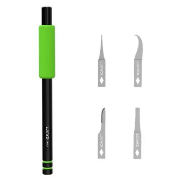 LUOWEI LW-K1 4 in 1 Motherboard CPU IC Glue Removal Knife Set - 1