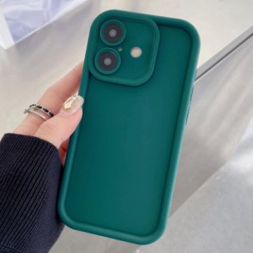 iPhone 16 Plus Deep Blue Shockproof Frosted TPU Case - 1