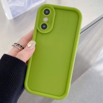 iPhone XS Max TPU Shockproof Frame Case - Fluorescent Green - 1