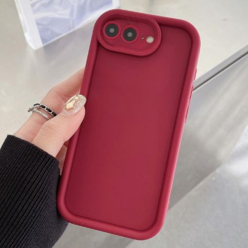 Shockproof Wine Red TPU Phone Case for iPhone 8 Plus/7 Plus - 1