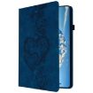 Samsung Galaxy Tab A8 10.5 Love Hearts Leather Case (Dark Blue) - 2