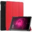 REVVL Tab 5G Red Leather 3-Fold Holder Case for T-Mobile - 1