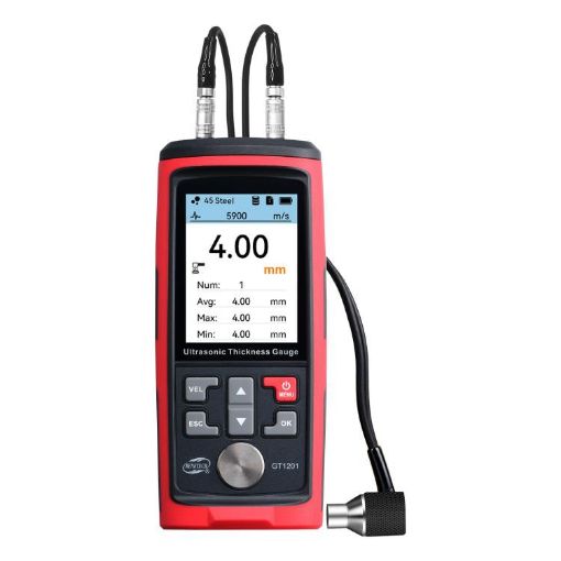 BENETECH GT1201 Ultrasonic Thickness Meter, Range: 1-300mm - 1