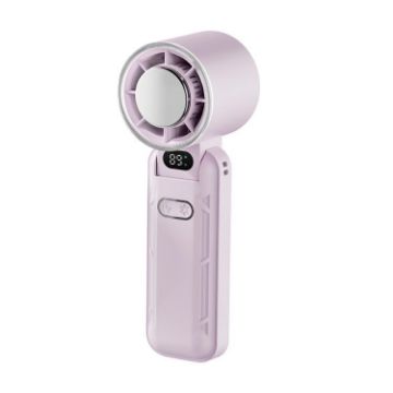 RD21 Purple Handheld Folding Cooling Fan - 1