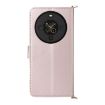 Fossibot S3 Pro Pink Leather Phone Case with 6 Card Slots & Strap - 3
