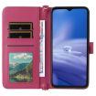 Ulefone Note 19 Leather Case with Wrist Strap & 6 Card Slots (Rose Red) - 4