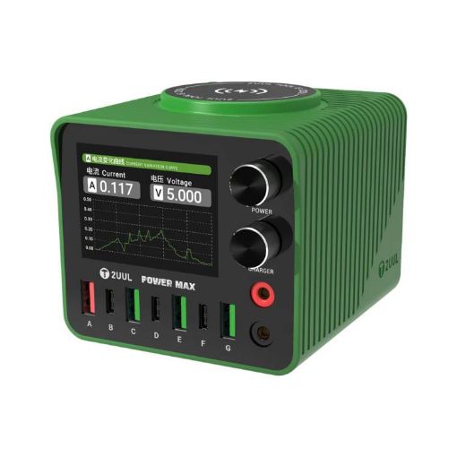 2UUL PC01 POWER MAX 200W Multi-Port Charger, US Plug - 1