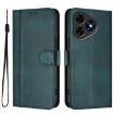 Ulefone Note 19 Retro Leather Phone Case, Dark Green - 2