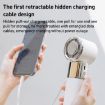 High Speed Black MF119 Handheld Fan with Ice Compress & Cord - 3