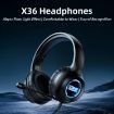 ONIKUMA X36 Game Headphones with Abyss Lamp Effect (Black) - 2