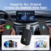 2 in 1 USB Wired/Wireless Car CarPlay/Android Box Adapter (Black) - 2