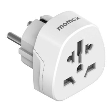 MOMAX UA13 2500W Global Adapter Socket with EU Plug - 1
