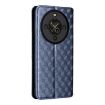 Fossibot S3 Pro Blue Flip Leather Phone Case with Cubic Grid Texture - 3