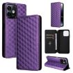 Ulefone Note 16 Pro Purple Flip Leather Case with Cubic Grid Texture - 1