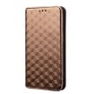 Ulefone Note 16 Pro Brown Flip Leather Case with Grid Texture - 2