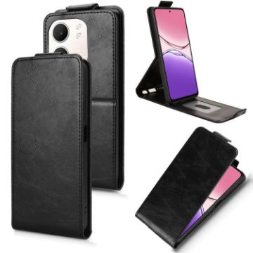 OPPO A5x Magnetic Flip Leather Phone Case with Buckle (Black) - 1