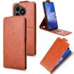 Ulefone Note 19 Brown Leather Flip Case with Buckle - 1