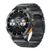 AK77 Smart Watch: BT Call, Health Monitoring, Black Steel Fitness Tracker - 1