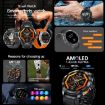 AK77 Smart Watch, Fitness Tracker with Health Monitoring (Silver Steel) - 5
