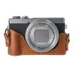 Canon G7 X Mark III Retro Leather Camera Case with Strap (Coffee) - 4