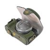 Canon G7 X Mark III Retro Green Leather Camera Case with Strap - 5