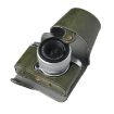 FUJIFILM X-M5 Retro Green Leather Camera Case Bag with Strap - 3
