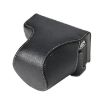 FUJIFILM X-M5 Leather Camera Case Bag with Strap (Black) Retro Style - 4