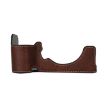 Sony Alpha 7C II Litchi Texture Leather Camera Half Case (Coffee) - 2