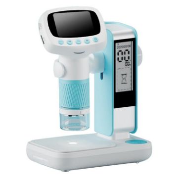 CM5 2.0" HD Digital Electron Microscope - Sky Blue Screen - 1