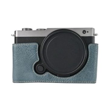 Panasonic LUMIX S9 Blue PU Leather Camera Half Case Base - 1