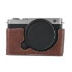 Panasonic LUMIX S9 Litchi Texture PU Leather Camera Case (Coffee) - 1