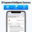 JNN A6 Portable Smart AI Recorder, APP Control, 128GB Memory, Black - 5