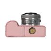 Sony ZV-E10 Pink Litchi Texture PU Leather Camera Half Case - 6