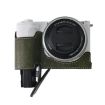 Sony Alpha ZV-E10 II/ZV-E10M2 Litchi PU Leather Camera Case (Green) - 5