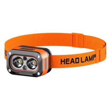 G8 Orange Lightweight Induction LED Headlight - 1