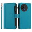 TCL 605/60 SE Zipper Leather Case, 9 Card Slots, Magnetic Closure - 2